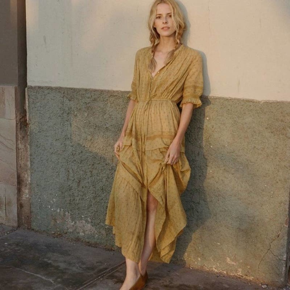 Doen Primrose Dress Pollen Size Small